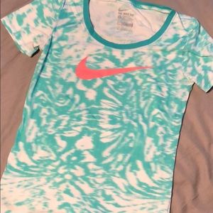 Turquoise Nike Dri-Fit Tee